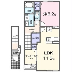 グラジオラス　Ⅲ（高崎市石原町）の物件間取画像